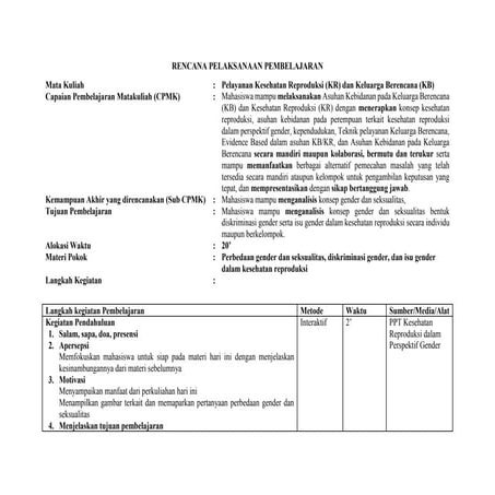 Tugas RANCANGAN PEMBELAJARAN (RPP) PEKERTI | DOCX