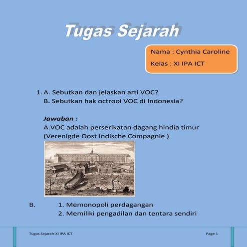 Sejarah Semester 1