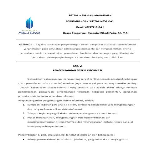 Tugas sim dewi-yananto mihadi putra,se,m.si-pengembangan sistem informasi-2018