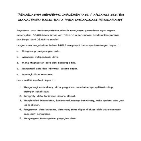 Tugas sim, mayang sari, yananto mihadi putra, sistem manajemen basis data, 2018.