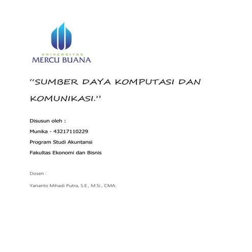 Tugas sim, munika, yananto mihadi putra, sumber daya komputasi dan komunikasi...