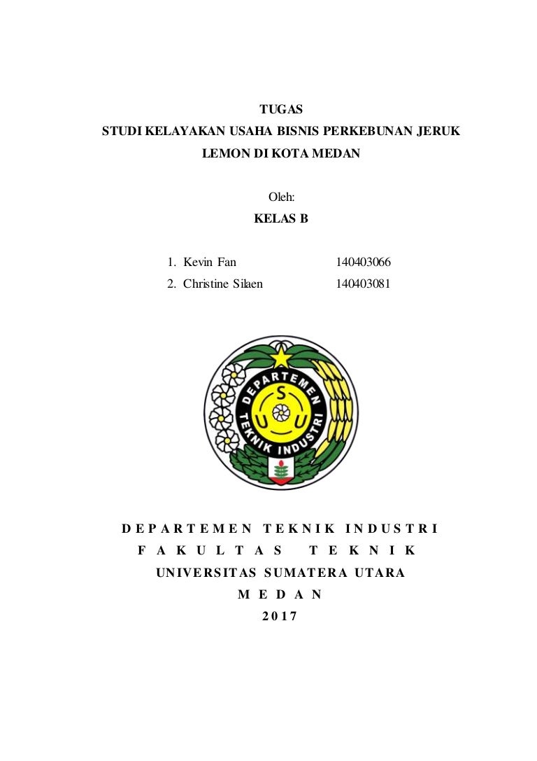 Tugas studi kelayakan kebun jeruk limun