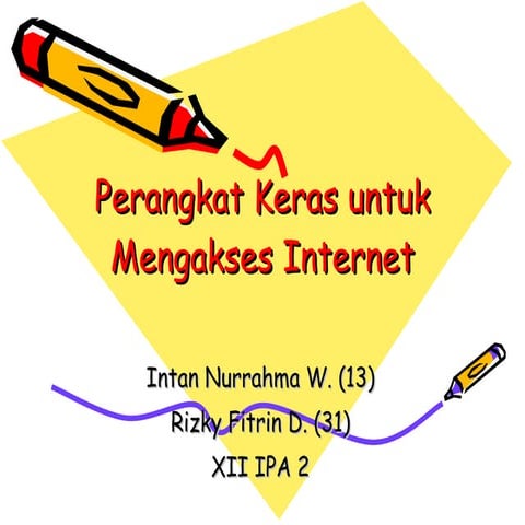 Tugas tik, perangkat keras untuk mengakses internet