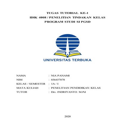 Tugas tutorial ke i ptk