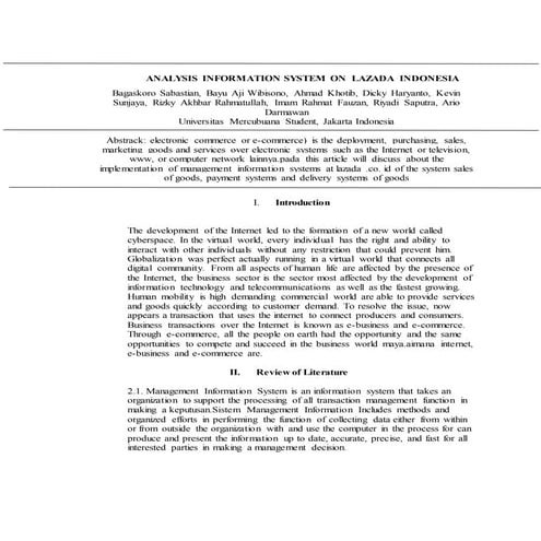 Artikel Sistem Informasi,  Ario Darmawan, Kevin Sunjaya, Bagaskoro Sabastian,...