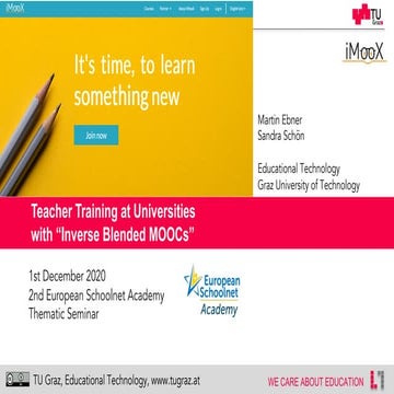Teacher Training at Universities with “Inverse Blended MOOC”