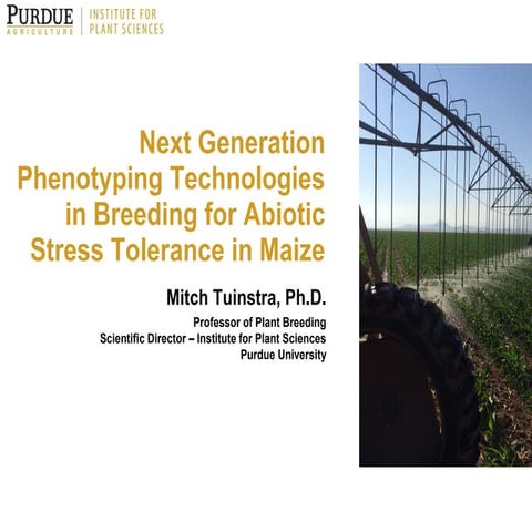 Next Generation Phenotyping Technologies in Breeding for Abiotic Stress Toler...