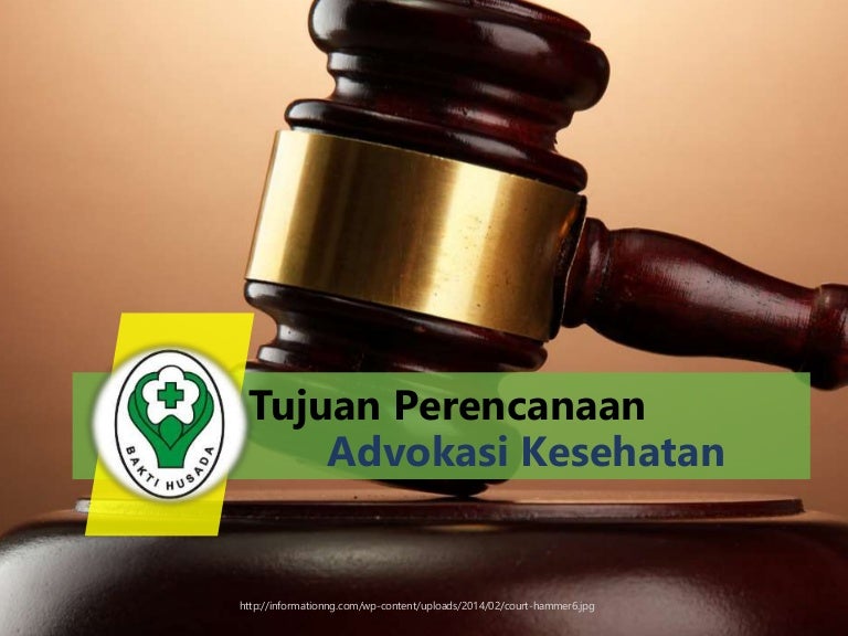 Tujuan Perencanaan Advokasi Kesehatan