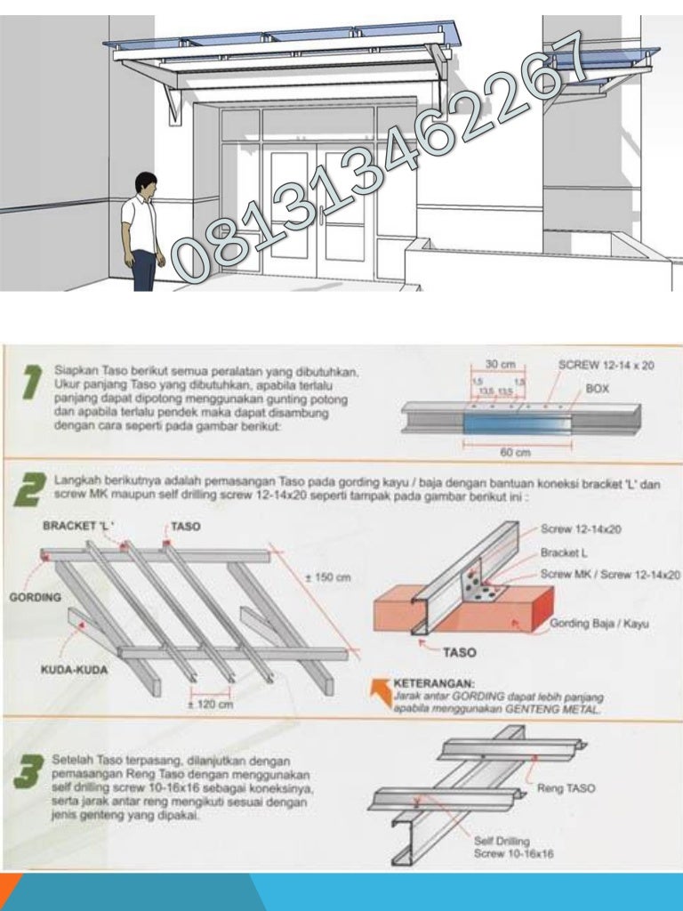 Tukang atap baja ringan 081313462267