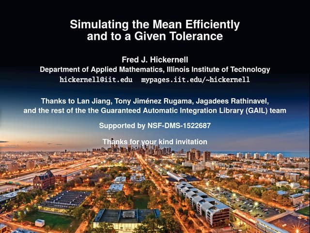 Tulane March 2017 Talk