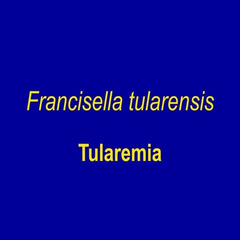 Tularemia.ppt