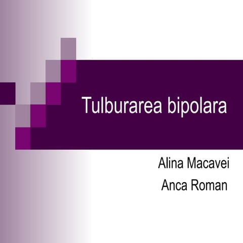 Tulburarea Bipolara