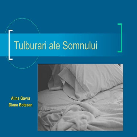 Tulburari Ale Somnului