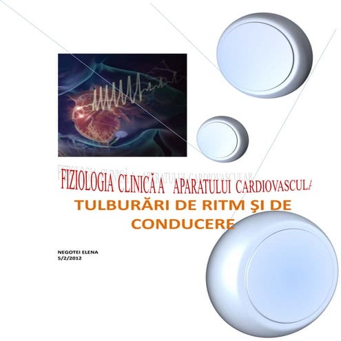 Tulburări de ritm şi de conducere | DOCX