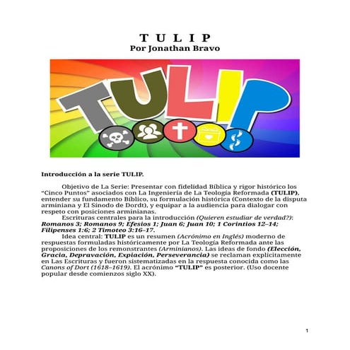 T  U  L  I  P         Por Jonathan Bravo