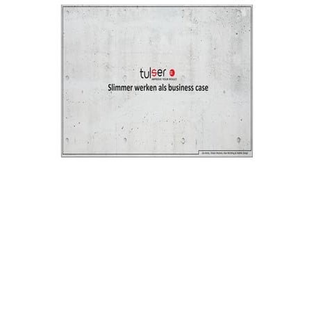 Slimmer werken met een business case