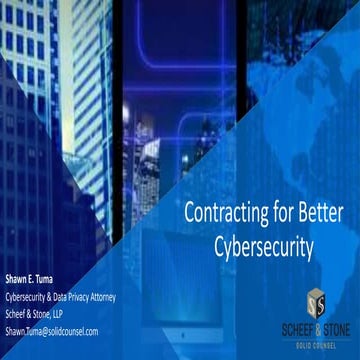 Contracting for Better Cybersecurity