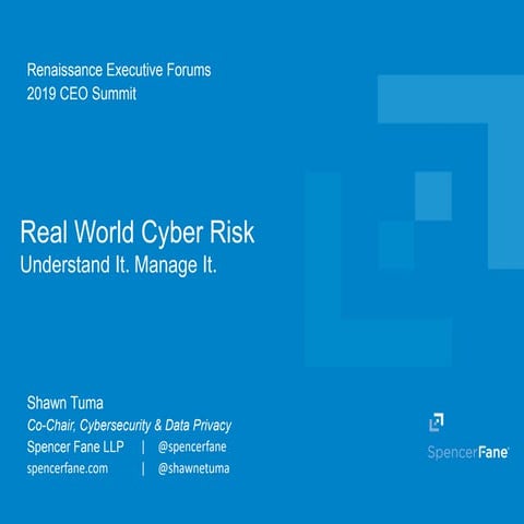Real World Cyber Risk. Understand it. Manage it.