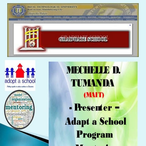 Adopt a School Program and Mentoring Program