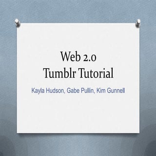 Tumblr Tutorial