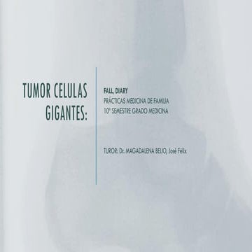 Tumor de celulas gigantes