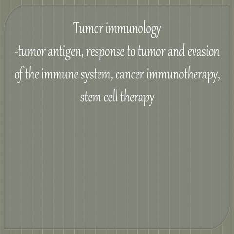 tumor immunology.pptx
