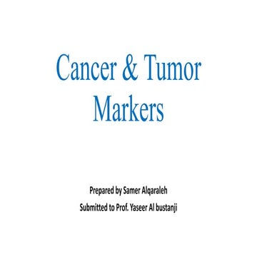TUMOR MARKERS.......................pptx