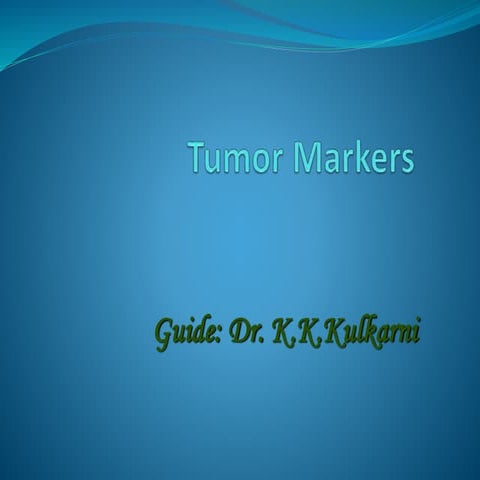 Tumor markers