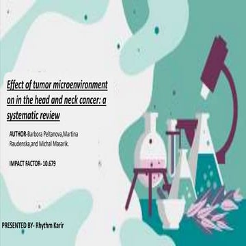 TUMOR MICROENVIORNMENT IN HEAD AND NECK CANCER.pptx