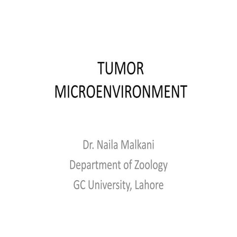 Tumor microenvironmenthjjvgbnjvbjitvbnvbb