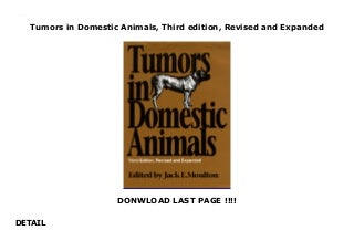 'domestic animals' on SlideShare