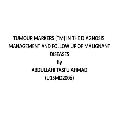 TUMOUR MARKERS by MAIFLOUR & SEEKER.pptx