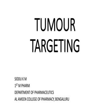 Tumour targeting