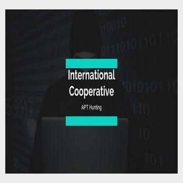 International Cooperative: APT Hunting