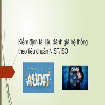 Tuần 7_ Kiểm định tài liệu đánh giá hệ thống..pptx