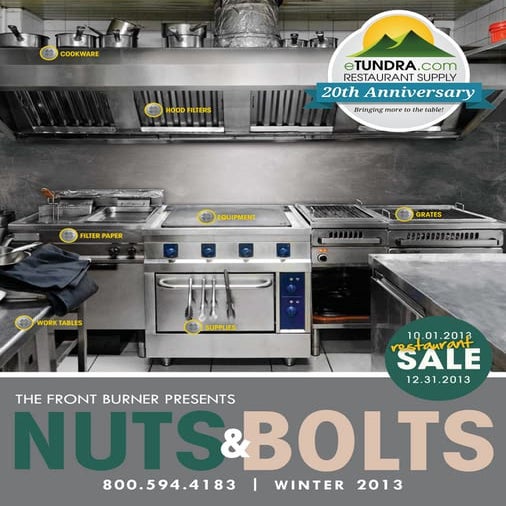 The Front Burner Nuts & Bolts, The Parts You Need to Run Your