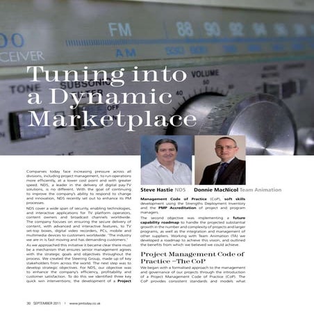 Implementing a Project Management approach in a multi-national - PM Today Art...