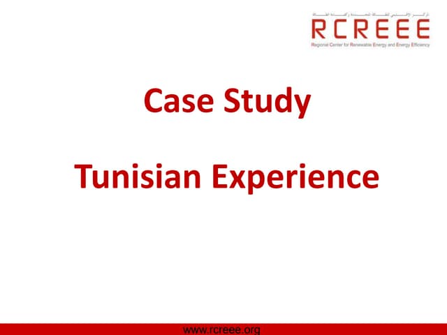 Tunisian case study