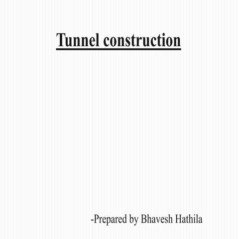 Tunnel construction