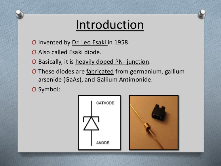 Tunnel diode