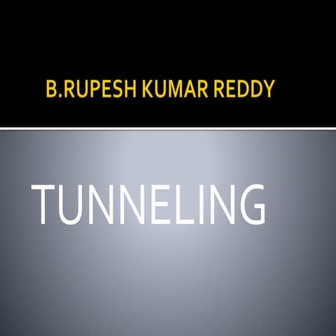Tunneling 