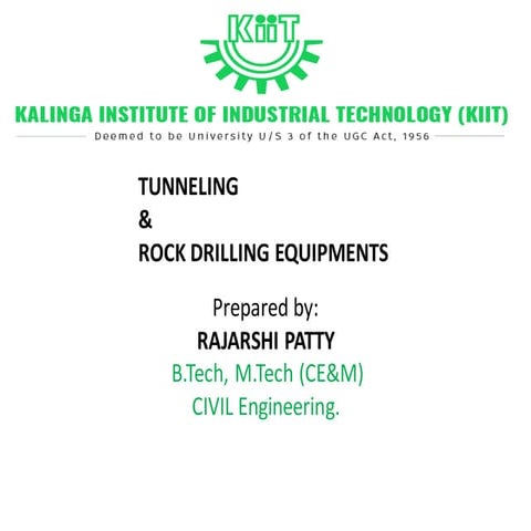 Tunneling & Drilling Equipments