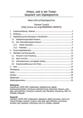 Hinten, weit in der Türkei: Gespräch vom Digitalgeschrei