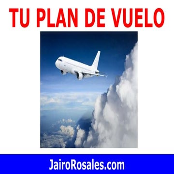 Tu plan de vuelo...El avion de tus sueños 