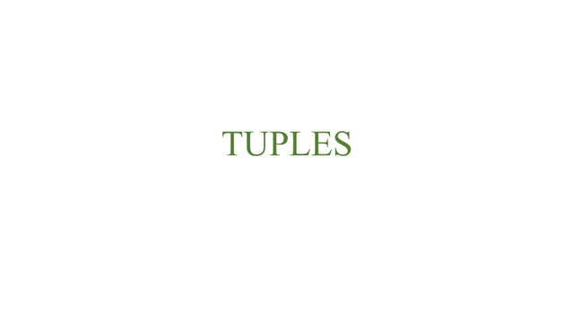 tuple in python is an impotant topic.pptx