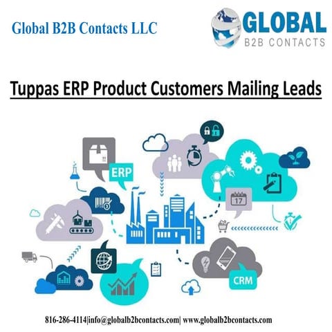 Tuppas ERP product customers mailing leads