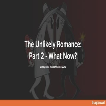 KEYNOTE: The Unlikely Romance: Part 2 - What Now?