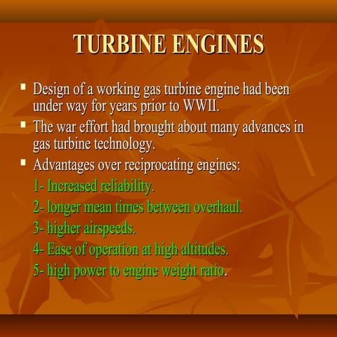 Turbine engine 1