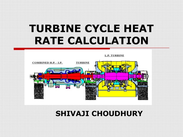 Turbine cycle heat rate calculation