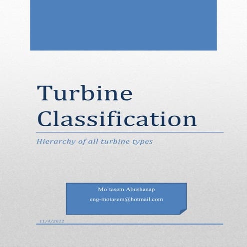 Turbine types full